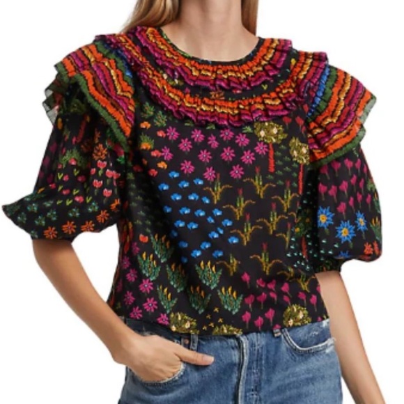 FARM Rio Tops - FARM RIO Fruit Garden Blouse